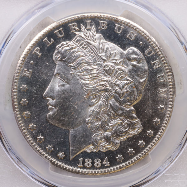 1884-CC Morgan Silver Dollar, Uncirculated, PCGS Cleaned, Store SALE #GDR0314.