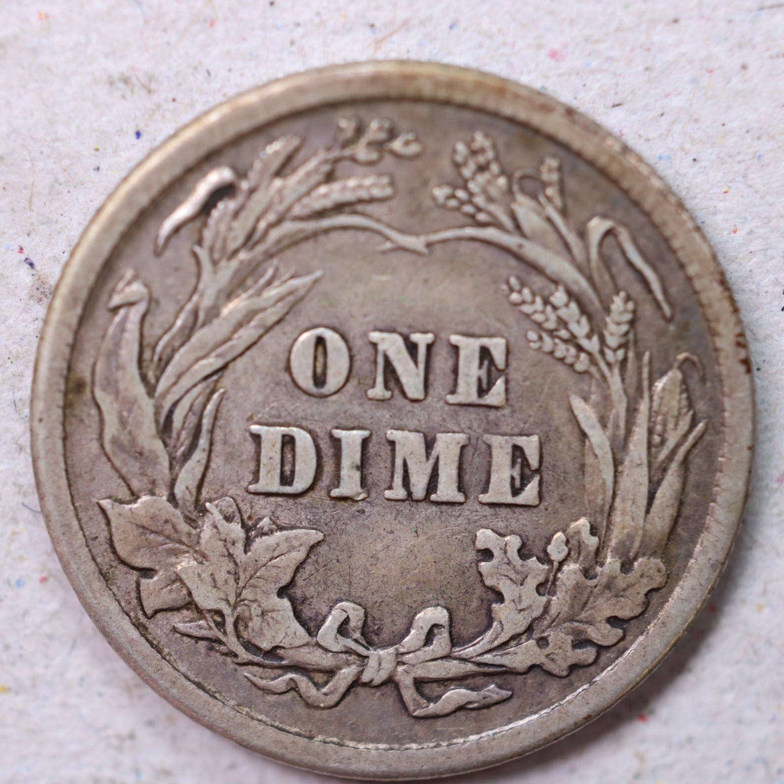 1905 Barber Silver Dime., Very Fine Circulated Coin., Store #1196