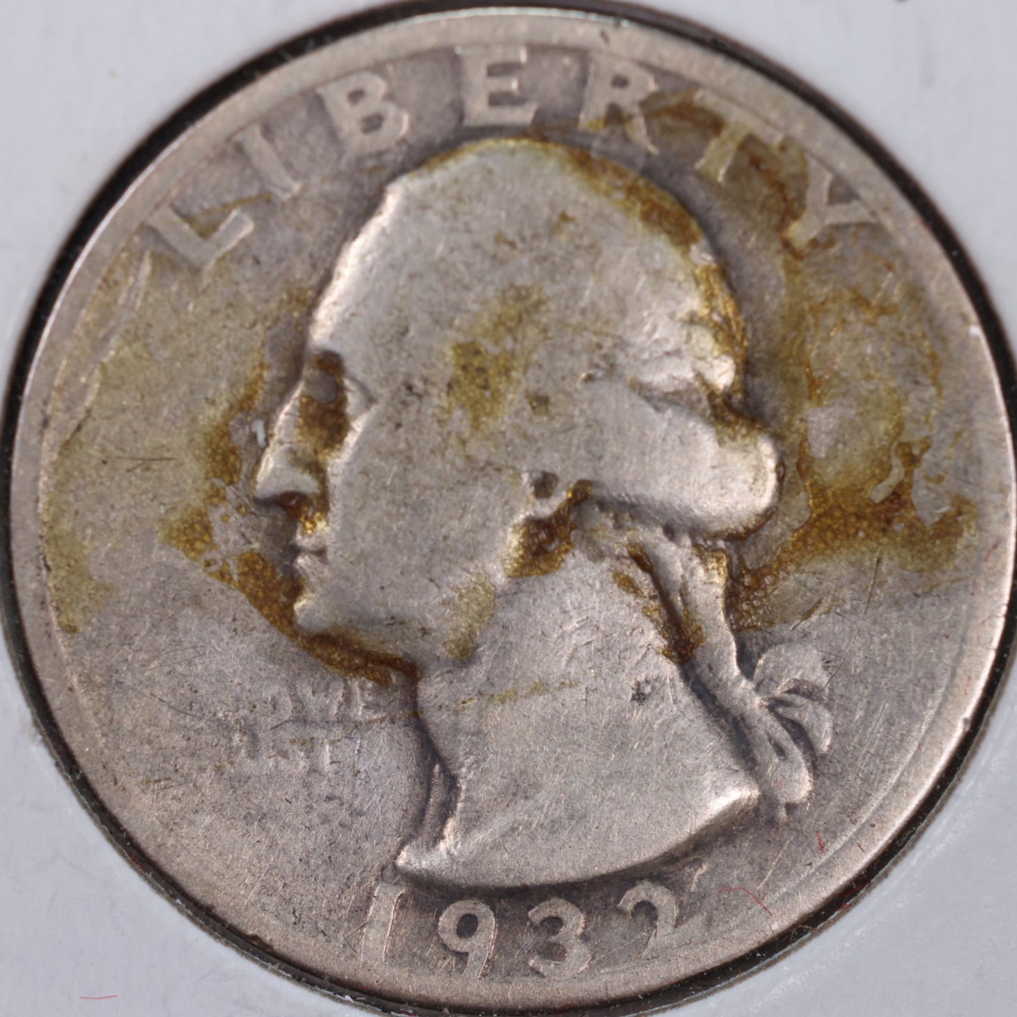 1932-S Washington Silver Quarter, Fine+ Circulated Coin, Store #QR0162