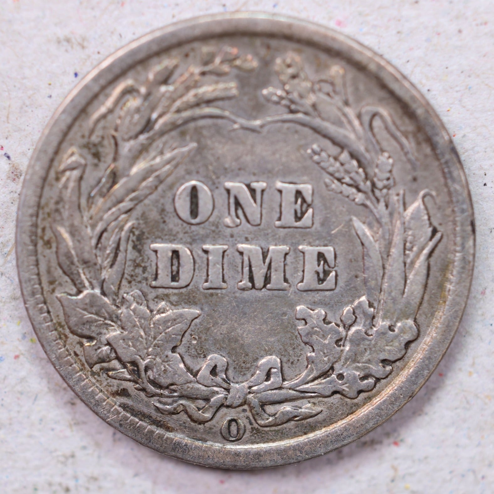 1905-O Barber Silver Dime., Very Fine Circulated Coin., Store #1197