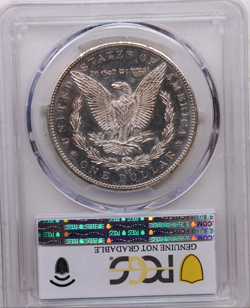 1884-CC Morgan Silver Dollar, Uncirculated, PCGS Cleaned, Store SALE