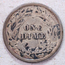 1906-S Barber Silver Dime., Very Fine+., Circulated Coin., Store