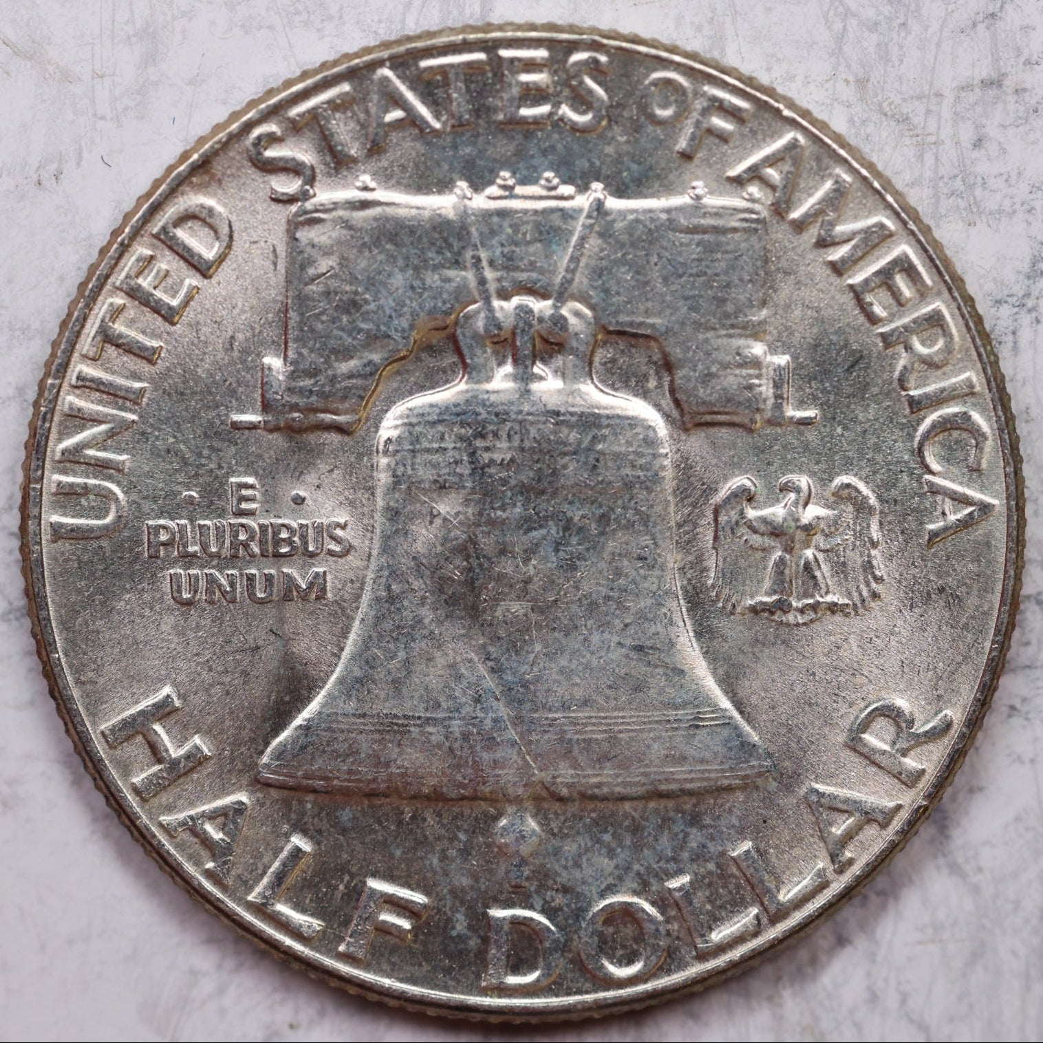 1955 Franklin Half Dollar, Mint State Uncirculated Coin, Store #HR1275