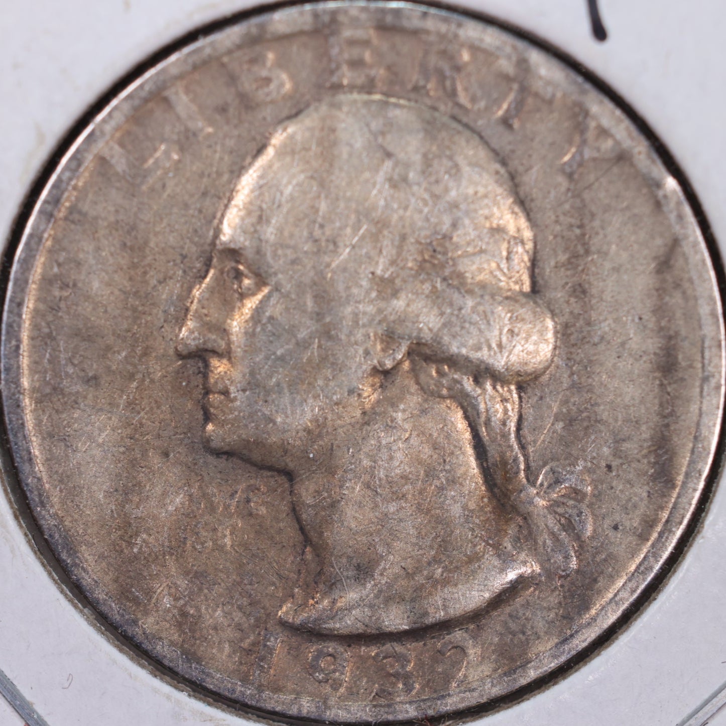 1932-S Washington Silver Quarter, Fine Circulated Coin, Store #QR0165