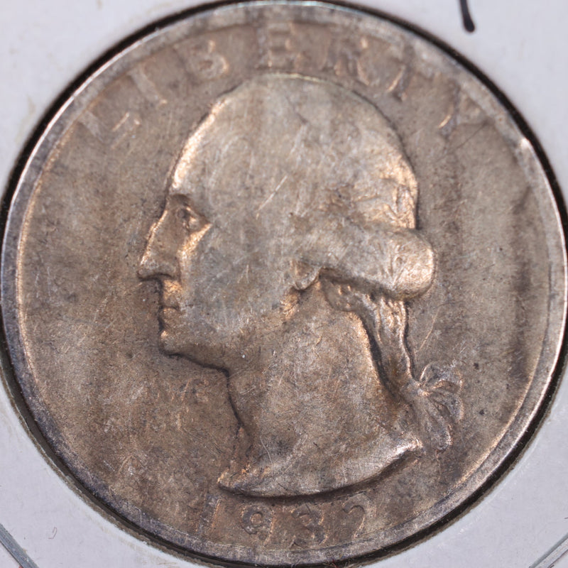 1932-S Washington Silver Quarter, Fine Circulated Coin, Store