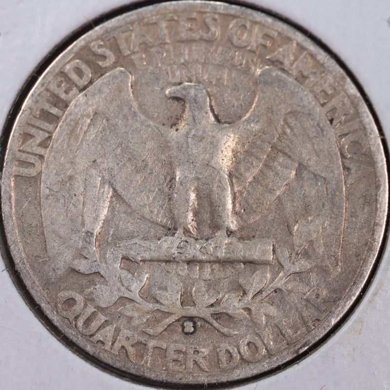 1932-S Washington Silver Quarter, Fine Circulated Coin, Store