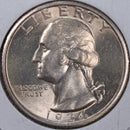 1934 Washington Silver Quarter, Mint State Uncirculated Coin, Store