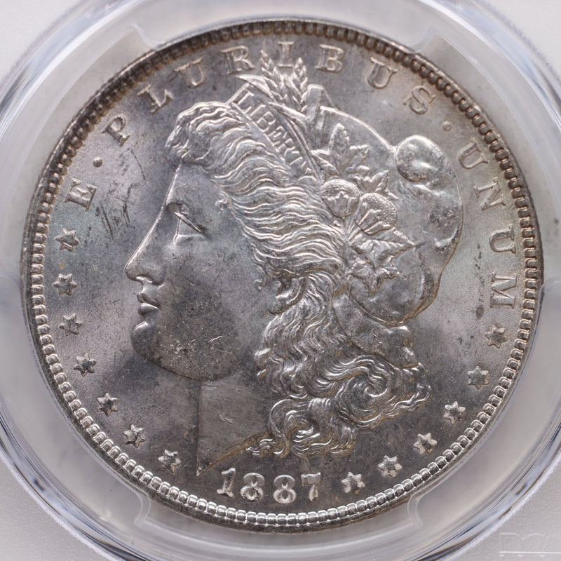 1887 Morgan Silver Dollar, Uncirculated, PCGS MS-64, Store SALE