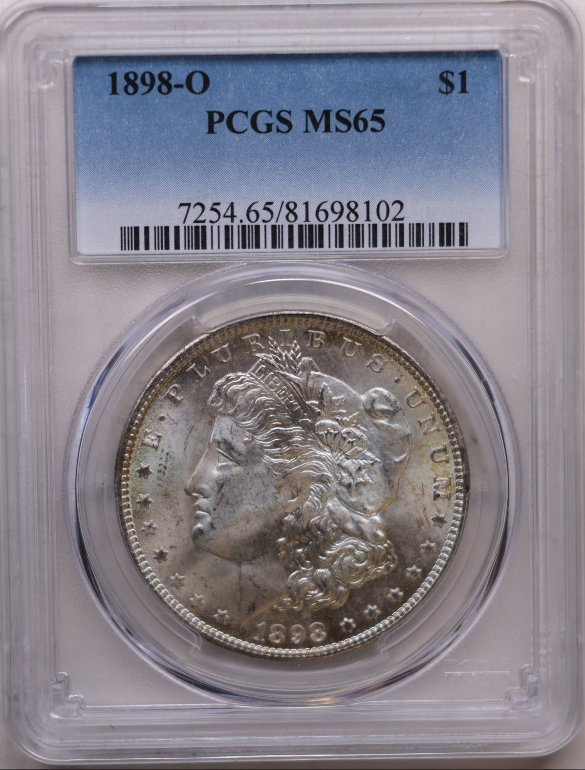 1898-O Morgan Silver Dollar, Uncirculated, PCGS MS-65, Store SALE #GDR0318.