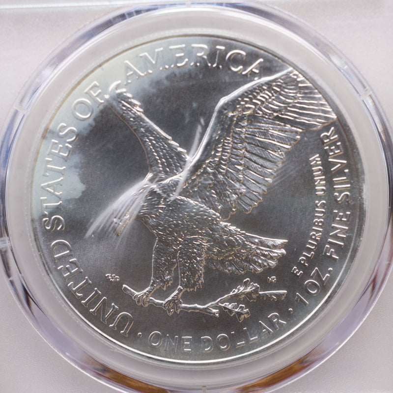 2021 American Silver Eagle, Type-2, 'West Point Mint', PCGS MS-70, Store