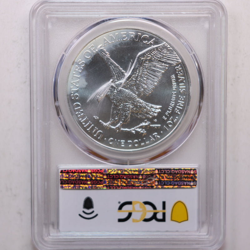 2021 American Silver Eagle, Type-2, 'West Point Mint', PCGS MS-70, Store