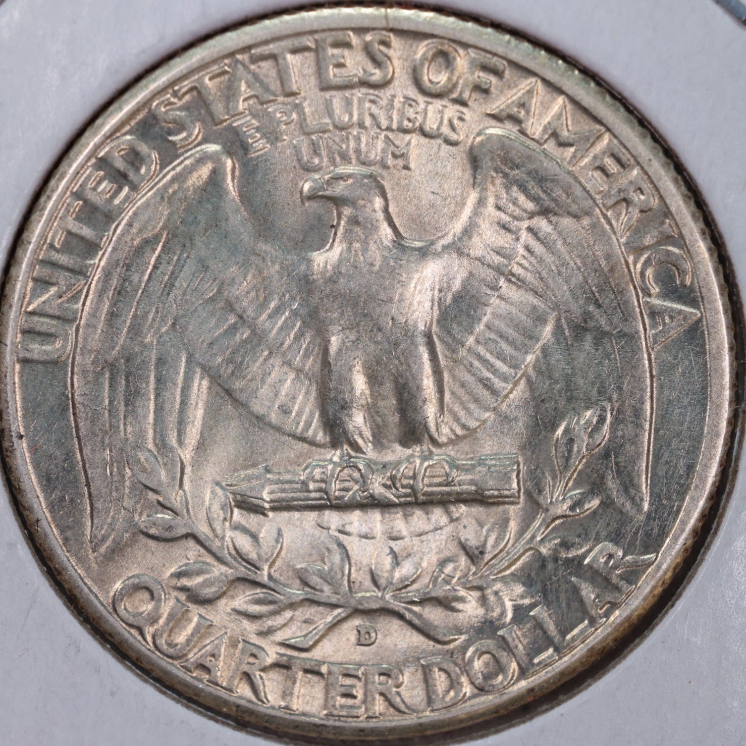 1934-D Washington Silver Quarter, Mint State Uncirculated Coin, Store #QR0177