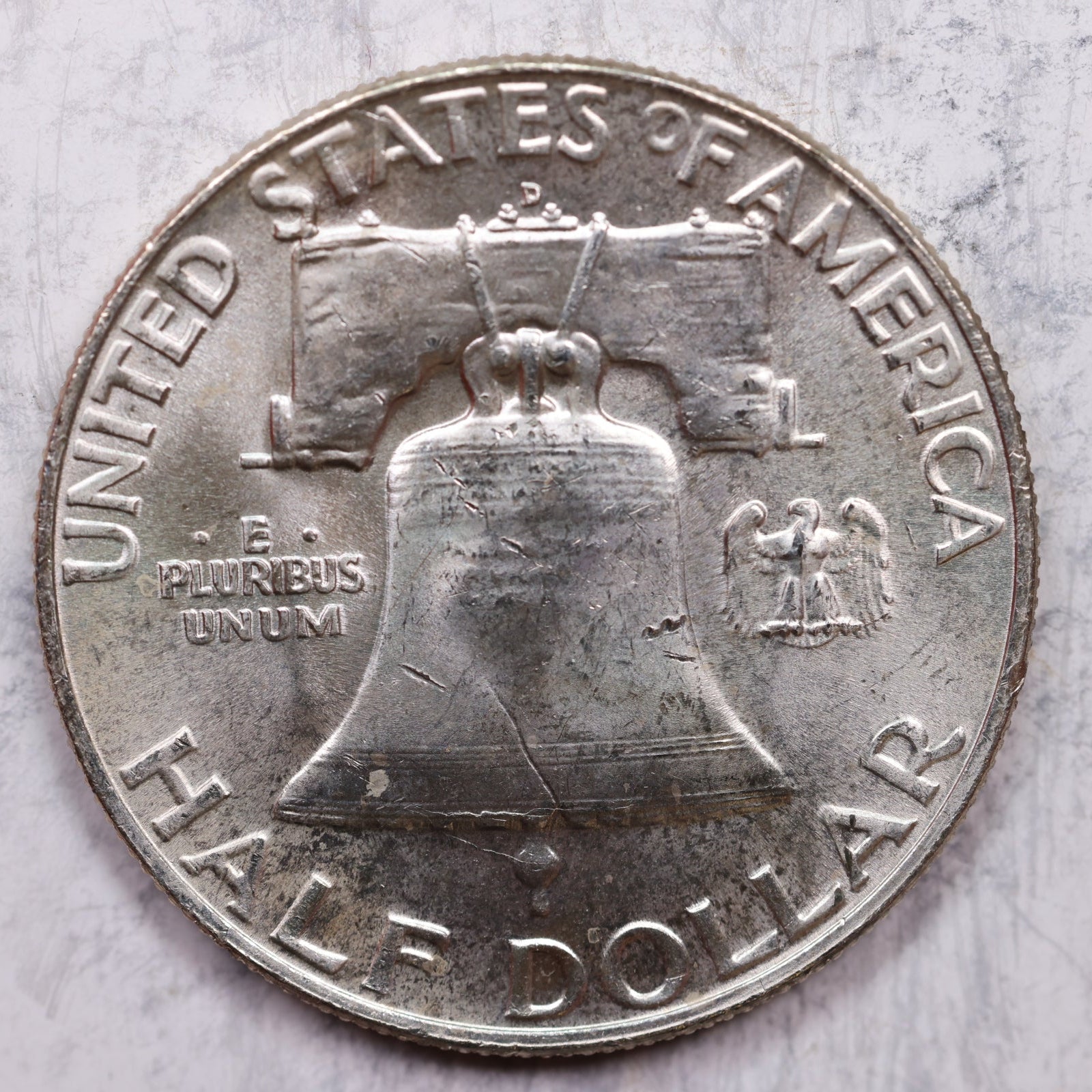 1959-D Franklin Half Dollar, Mint State Uncirculated Coin, Store #HR1289
