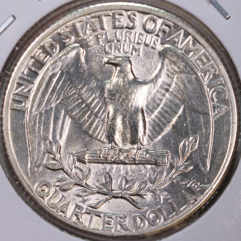 1935 Washington Silver Quarter, Mint State Uncirculated Coin, Store