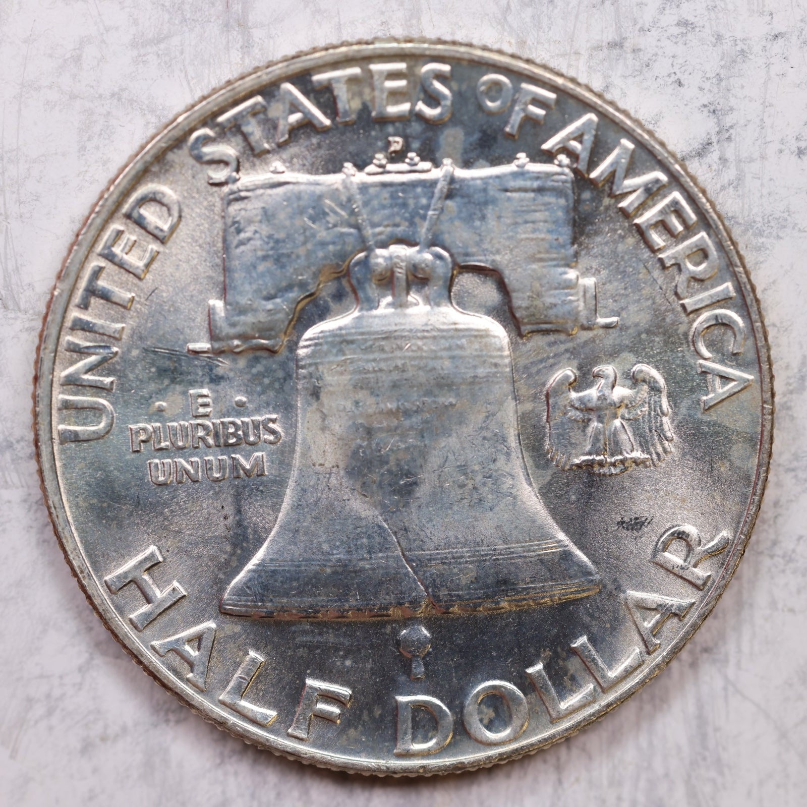 1959-D Franklin Half Dollar, Mint State Uncirculated Coin, Store #HR1290