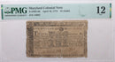 April 10, 1774, Maryland Colonial Currency, PMG Certified Fine-12, Store