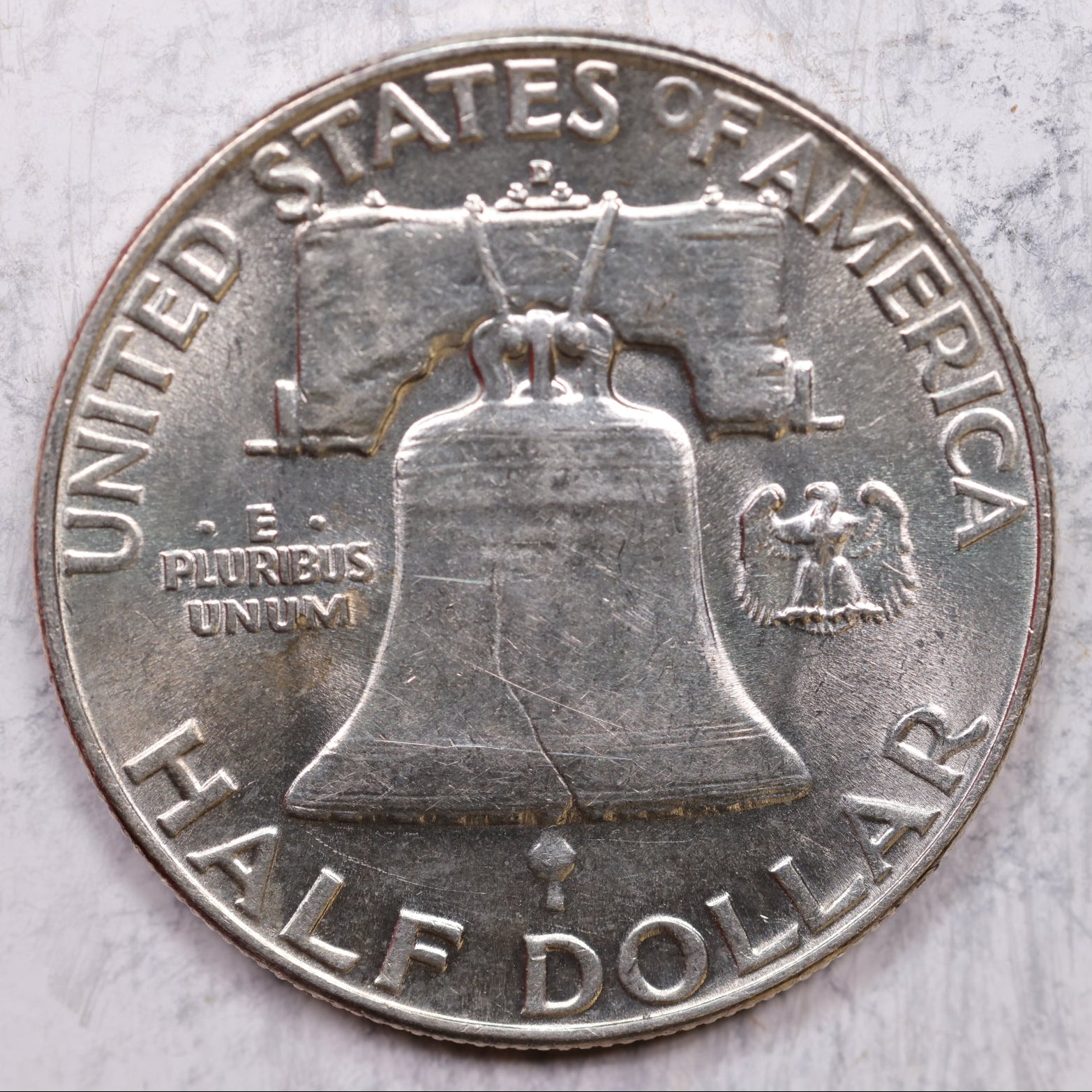 1960-D Franklin Half Dollar, Mint State Uncirculated Coin, Store #HR1293
