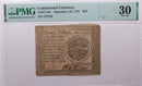 September 26, 1776, Continental Currency, PMG Certified VF-30, Store