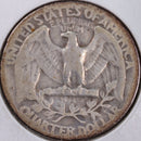 1935 Washington Silver Quarter, Very Good+ Circulated Coin, Store