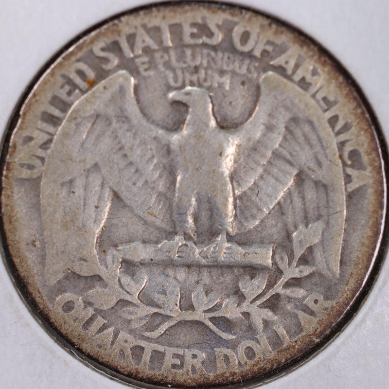 1935 Washington Silver Quarter, Very Good+ Circulated Coin, Store