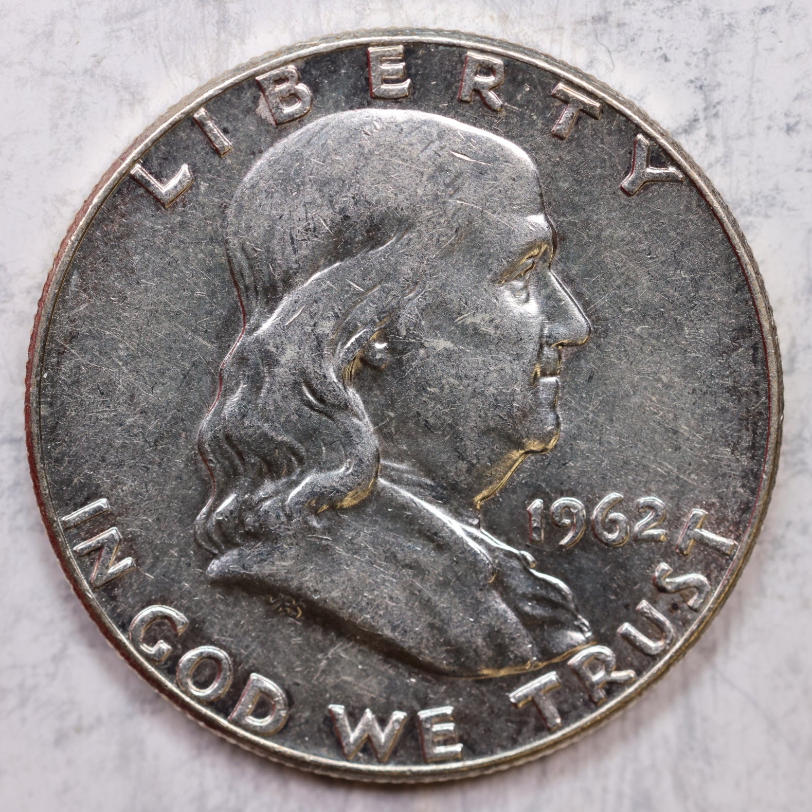 1962 Franklin Half Dollar, Uncirculated Coin, Store #HR1301