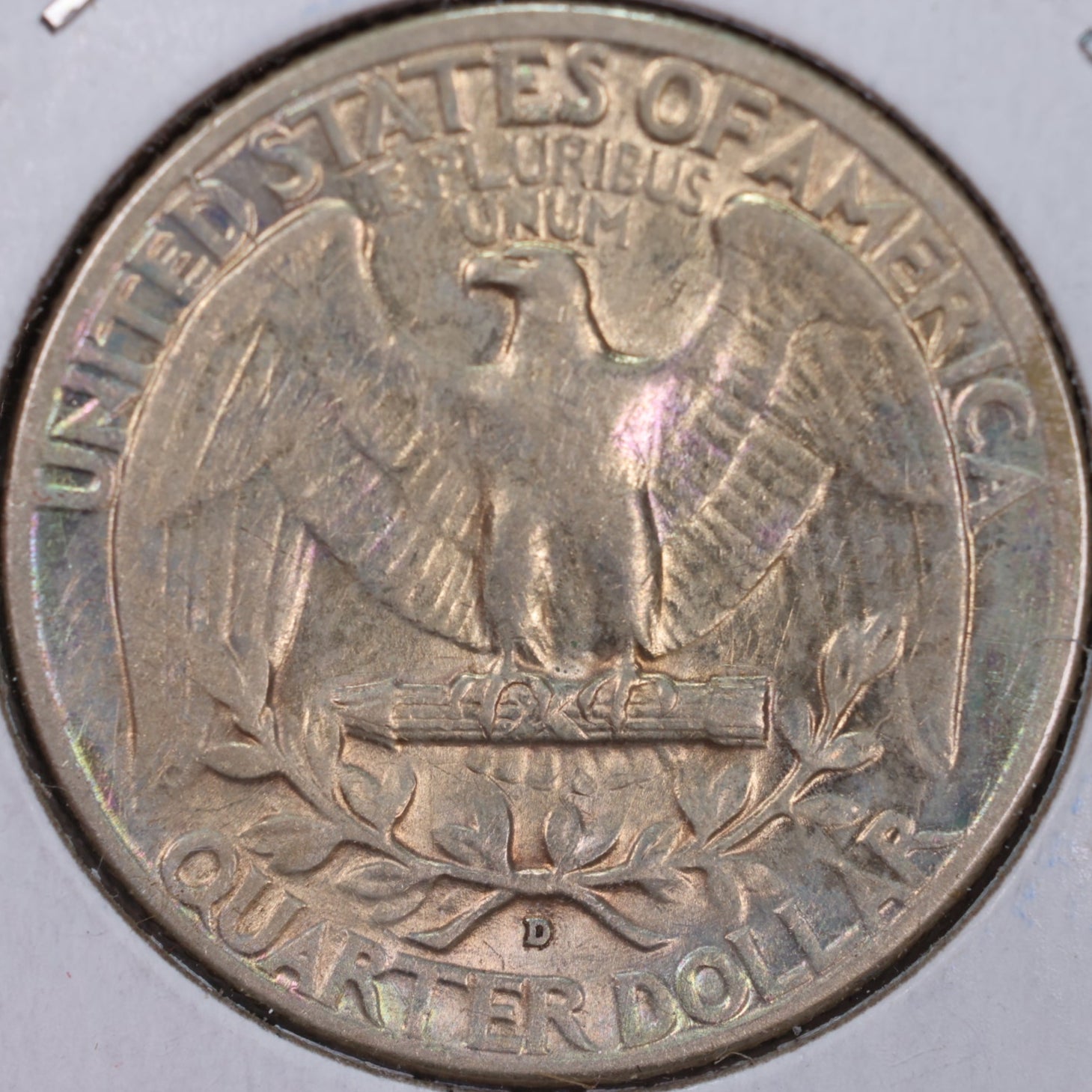 1935-D Washington Silver Quarter, Abt Uncirculated Coin, Store #QR0191