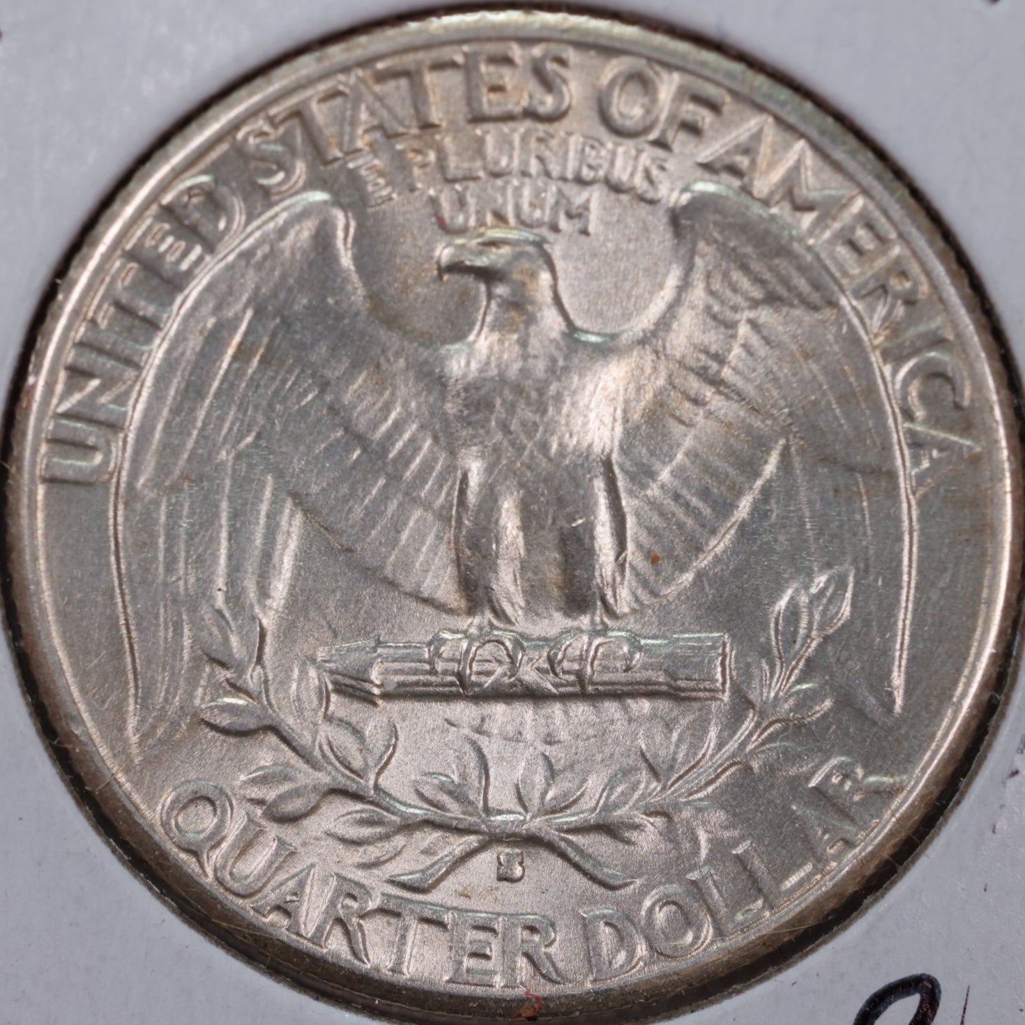 1935-S Washington Silver Quarter, Mint State Uncirculated Coin, Store #QR0195