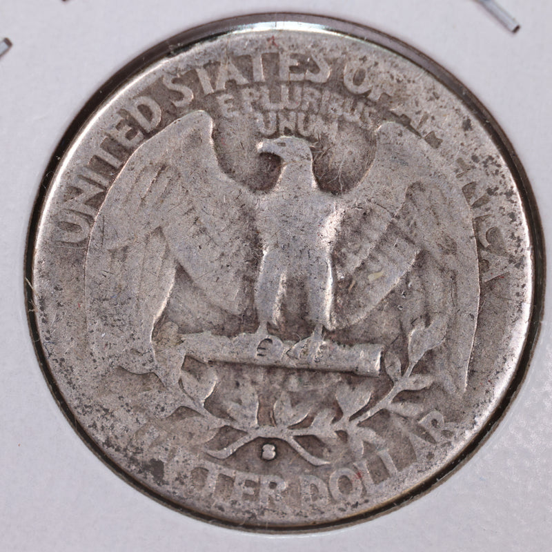 1935-S Washington Silver Quarter, Very Fine Circulated Coin, Store