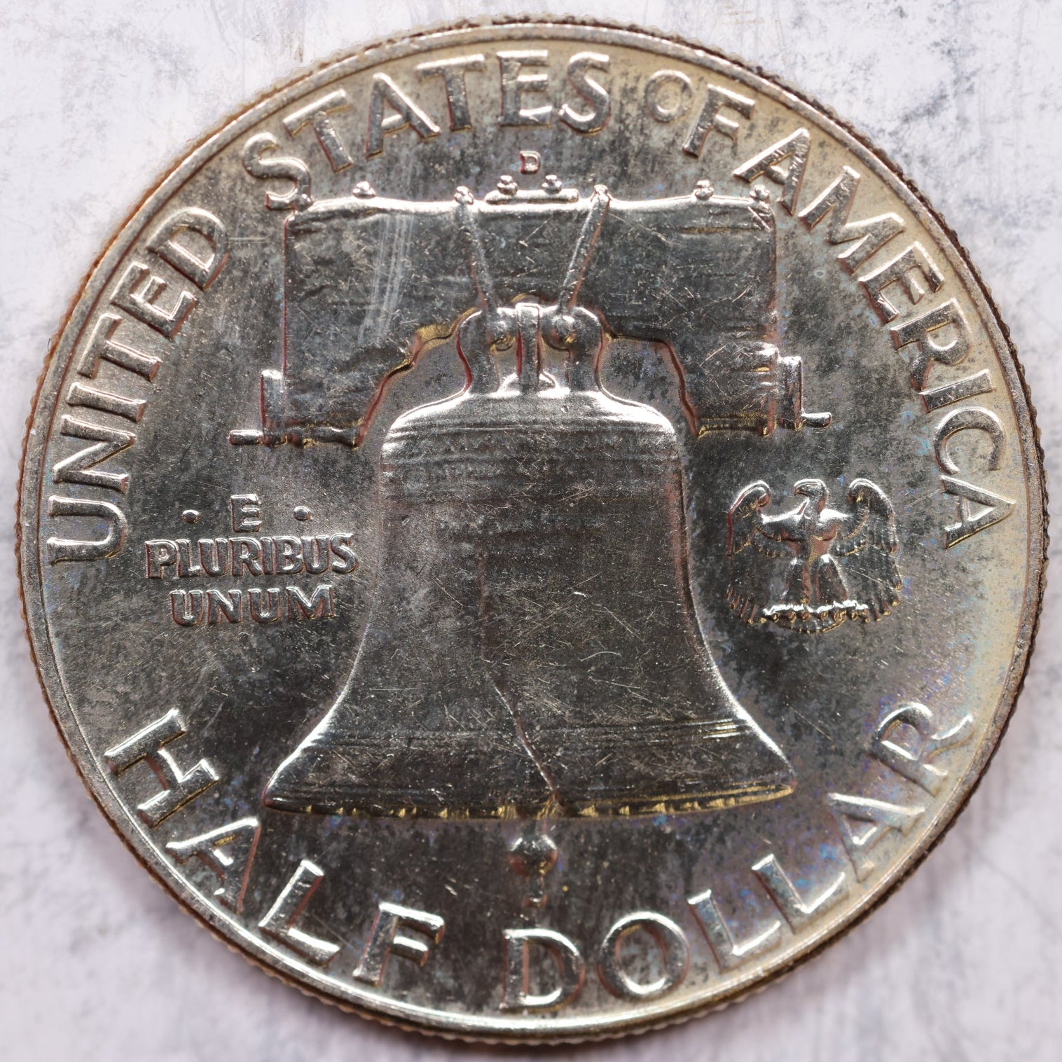 1963-D Franklin Half Dollar, Mint State Uncirculated Coin, Store #HR1314
