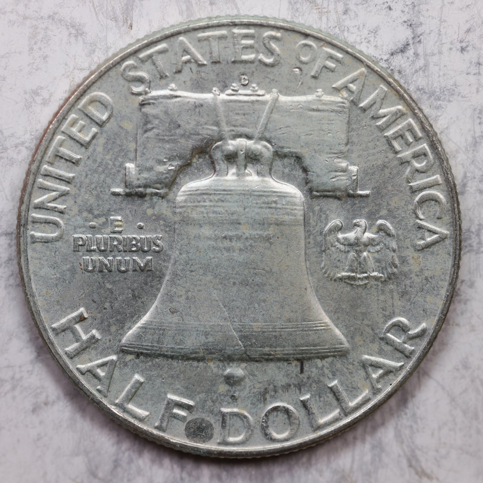 1963-D Franklin Half Dollar, Uncirculated Coin, Store #HR1316
