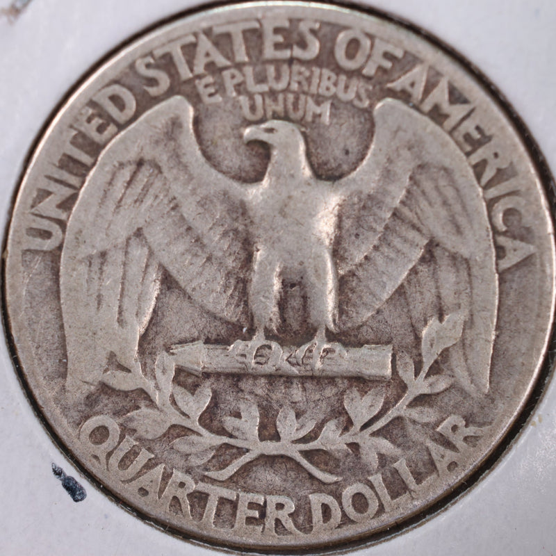 1939 Washington Silver Quarter, Very Fine Circulated Coin, Store