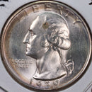 1939-D/D Washington Silver Quarter, Mint State Uncirculated Coin, Store