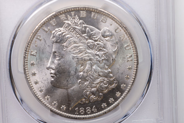 1884-O Morgan Silver Dollar, PCGS Certified, MS63. Large SALE #88080