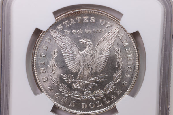1878 Morgan Silver Dollar, 7 over 8 T.F., NGC Certified, MS62. Large SALE #88085