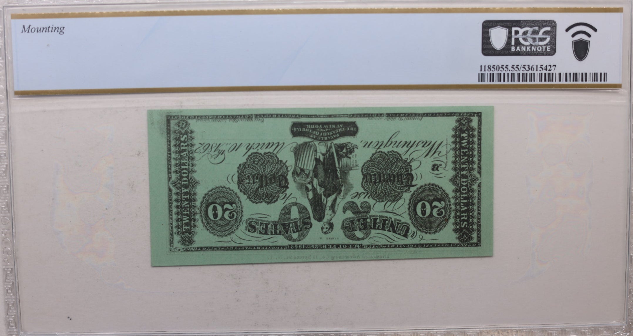187_ Subscription Coupon, Mason, MI. 'Michigan Soldier', PCGS AU-55, Store #GMI0139.