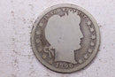 1896  Barber Silver Quarter, Good, Circulated Coin, Store