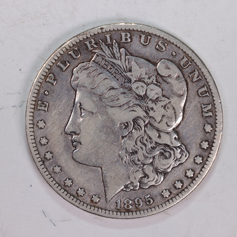 1895-S Morgan Silver Dollar., Very Fine Circulated Coin., STORE SALE