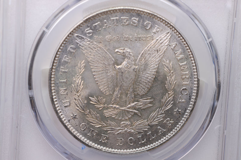 1878 Morgan Silver Dollar., 7/8 T.F.., PCGS Certified, MS63. SALE