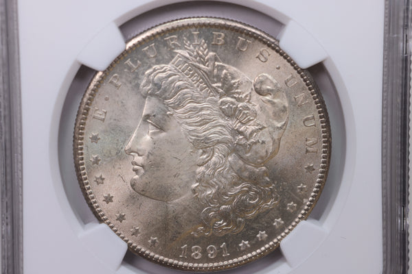 1891-S Morgan Silver Dollar., NGC Graded MS-65. SALE #88092