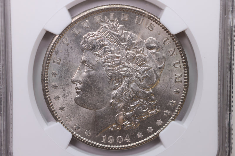 1904 Morgan Silver Dollar., NGC Graded MS-63. SALE