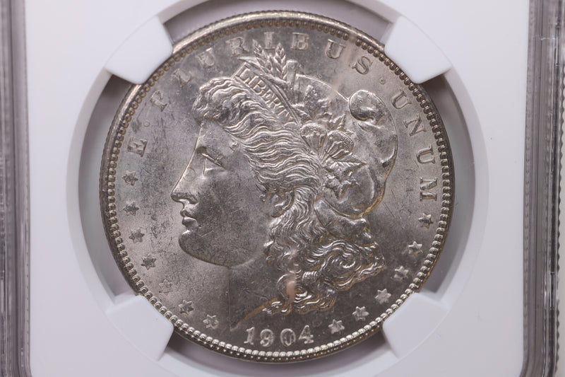 1904 Morgan Silver Dollar., NGC Graded MS-63. SALE