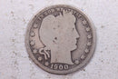 1900-S Barber Silver Quarter., Good., Circulated Coin., Store