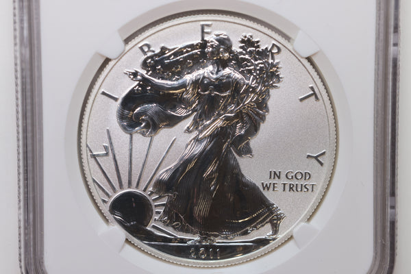 2011 American Silver Eagle, 25th Anniversary Set, NGC PF-70, SALE #88179