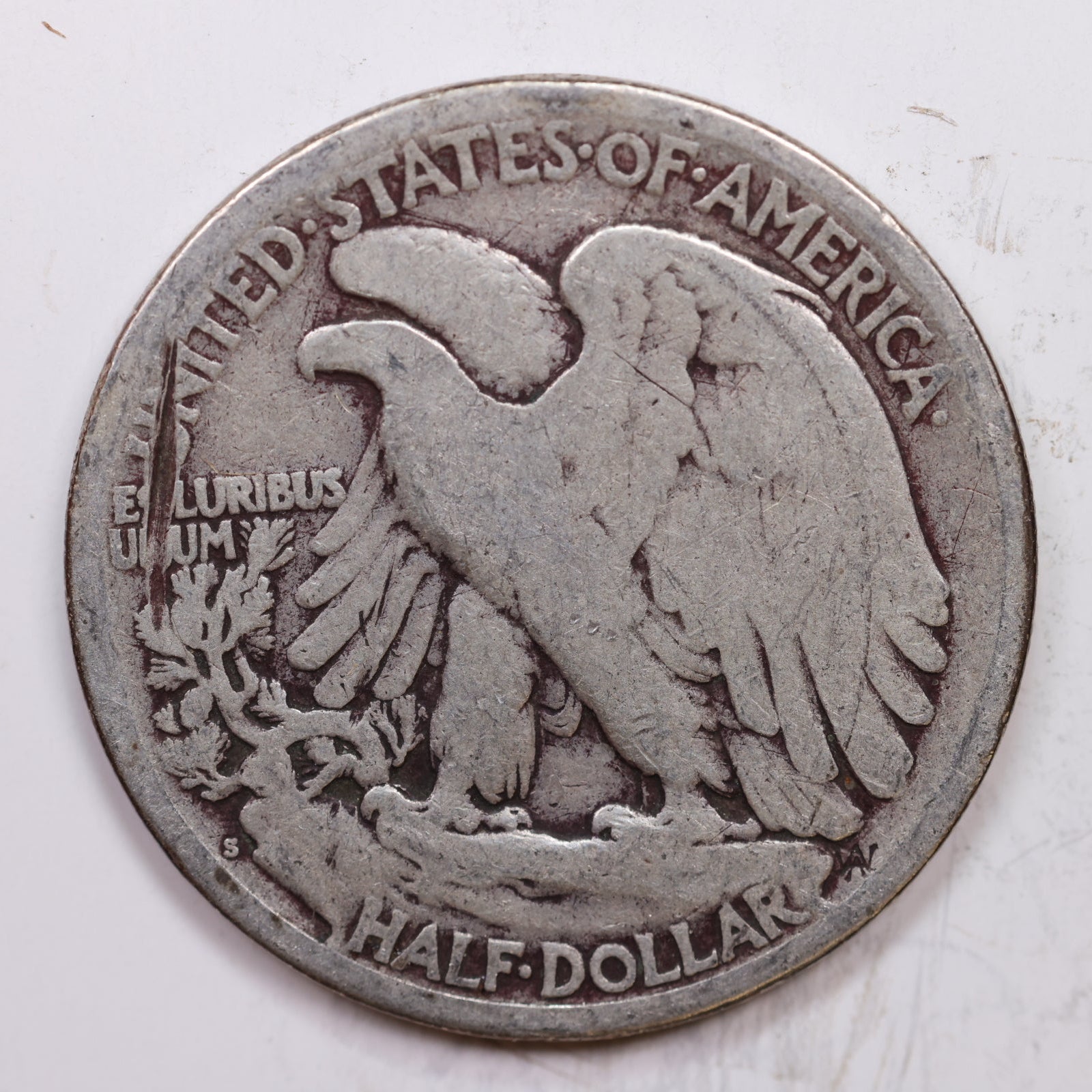 1918-S Walking Liberty Half Dollar, Good+ Circulated Coin, Store #HR1414