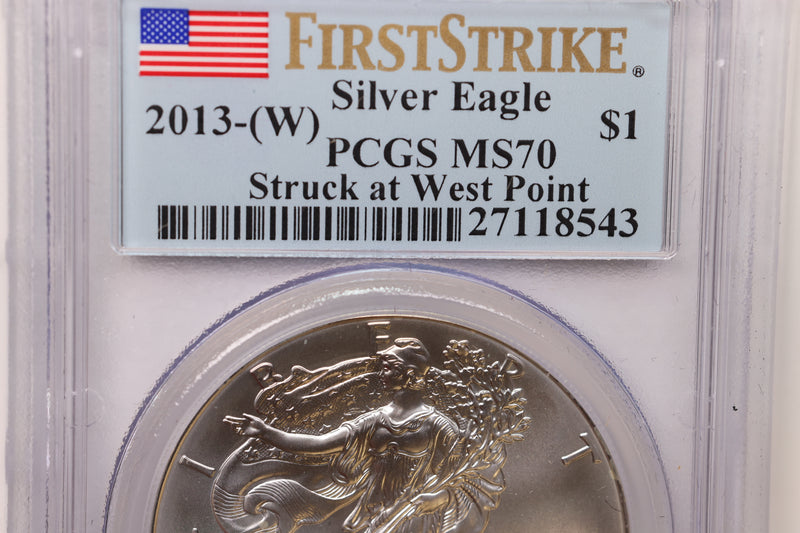 2013-(W) American Silver Eagle, PCGS MS-70, SALE