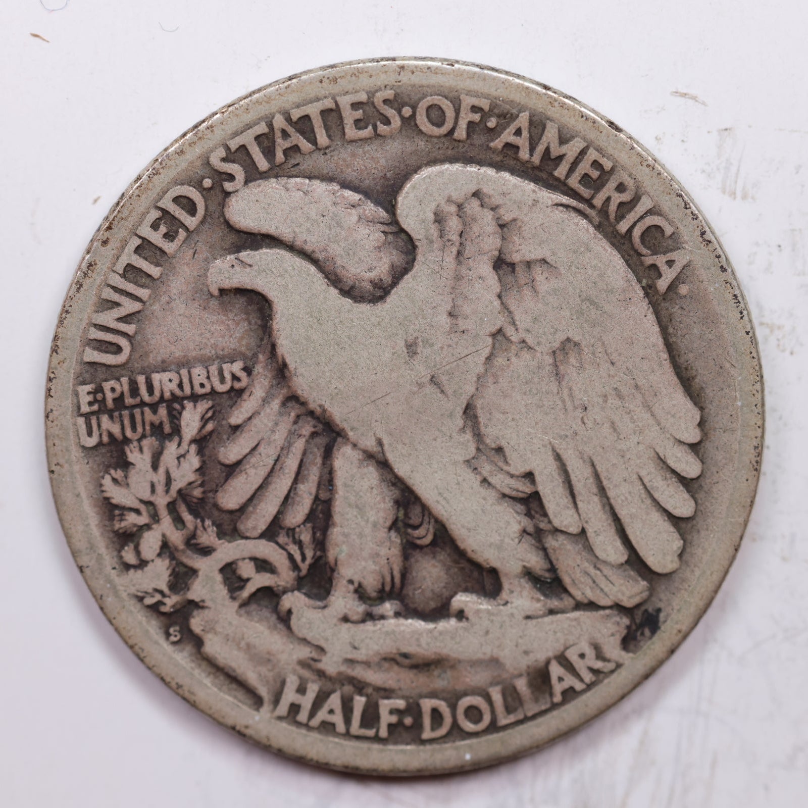 1918-S Walking Liberty Half Dollar, Good+ Circulated Coin, Store #HR1416