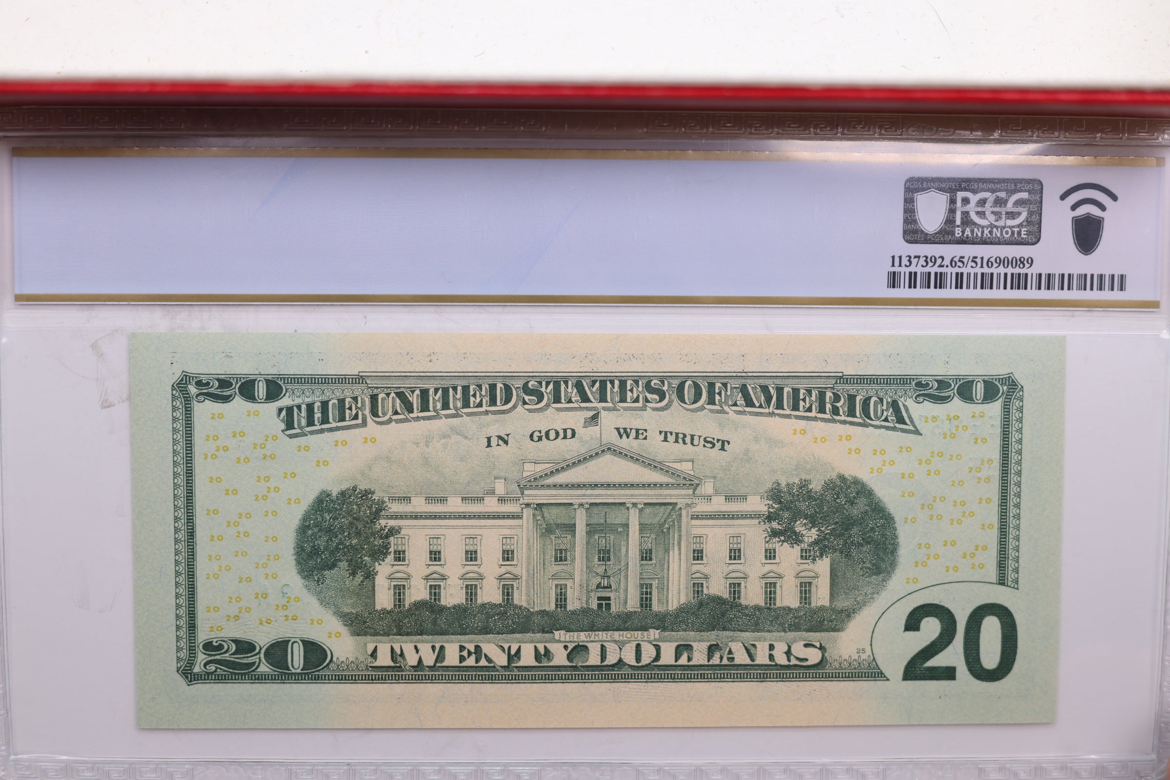 2004 $20., Federal Reserve Bank Note., PCGS CU-65., PPQ., GFRB079