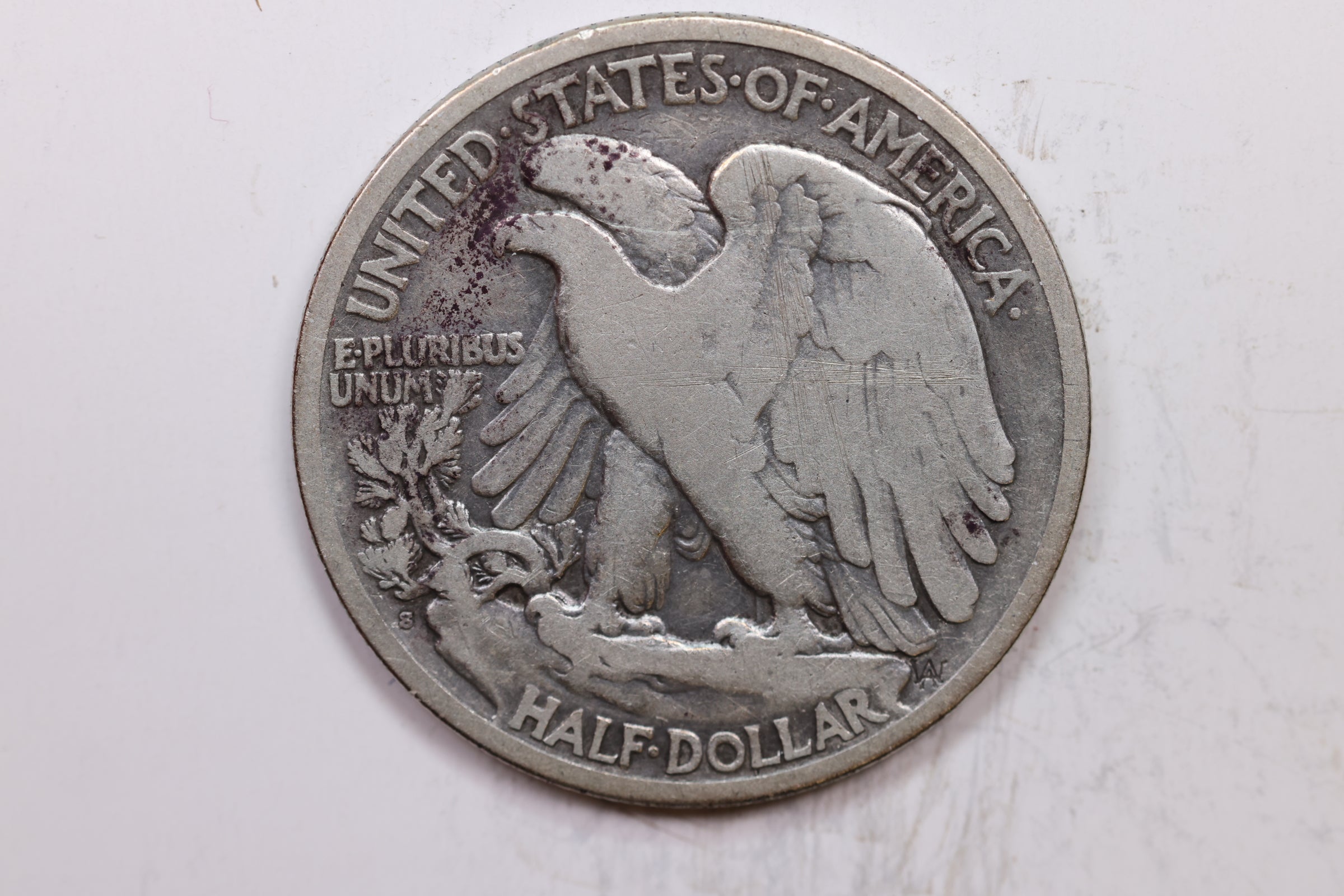 1918-S Walking Liberty Half Dollar, Very Good Circulated Coin, Store #HR1420