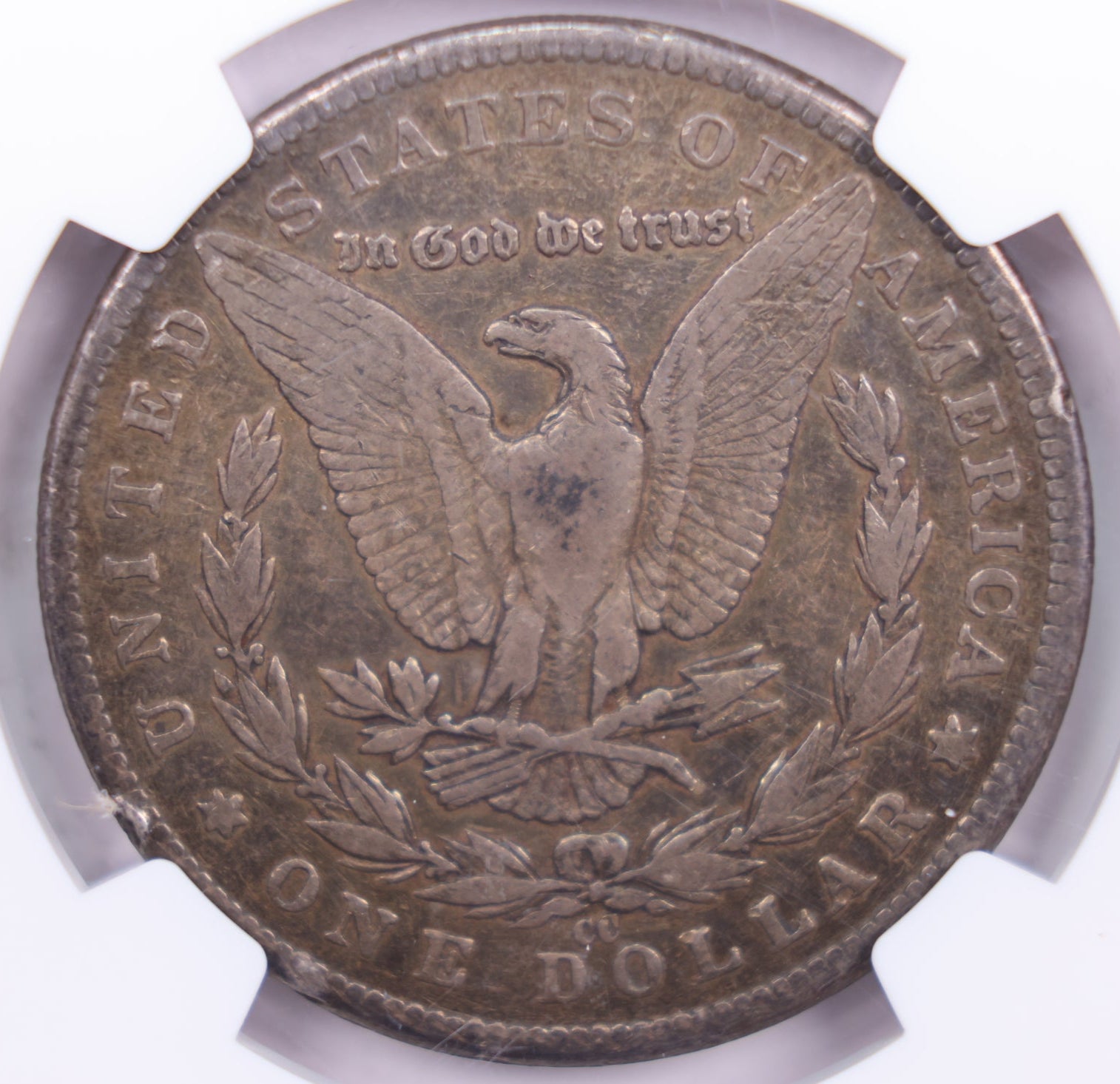 1889-CC Morgan Silver Dollar., 'HARD DATE'., NGC VF Details., STORE #GDR030