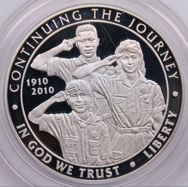 2010-P Boy Scouts of America Commemorative. Silver $1. PCGS PR69. Store #GMC164